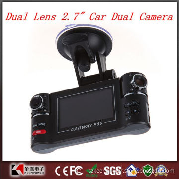 Wisedeal F30 Dual Lens 2.7" Car Dual Camera Night Vision HD Car DVR Vehicle Black Box Driving Camcorder Video Recorder